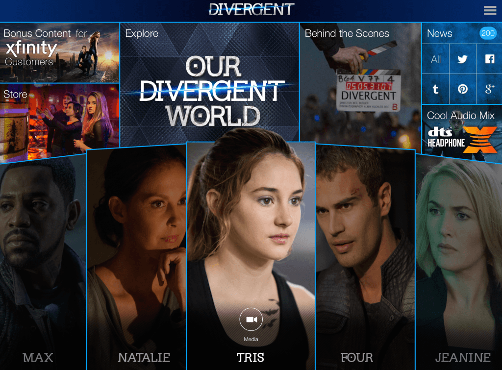 Divergent iPad App