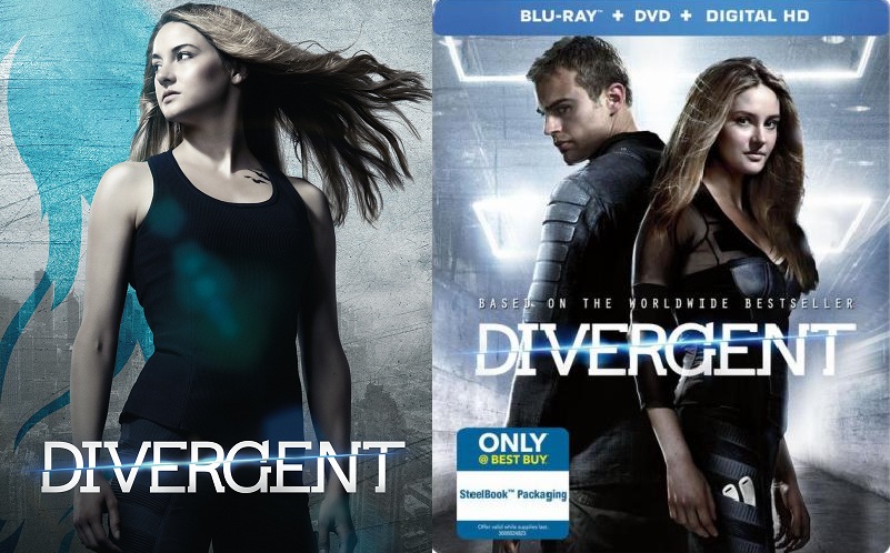 New Divergent Steelbook DVD/Blu-ray Cover Art and Extras Revealed