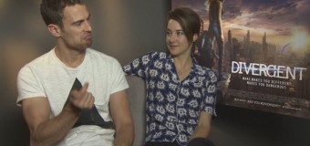 Theo James and Shailene Woodley Flirty Interview Outtakes