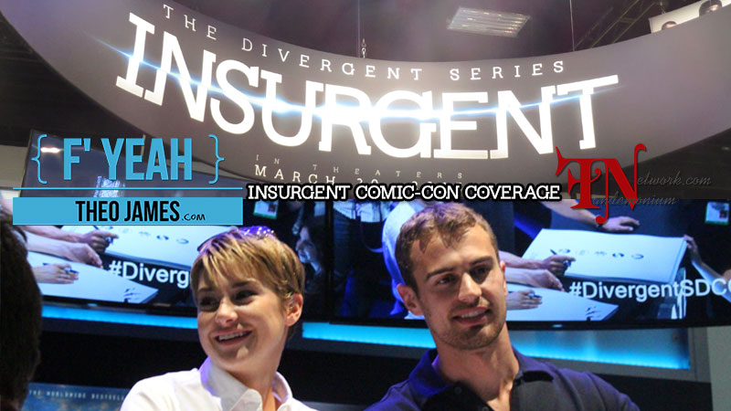 EXCLUSIVE Photos: Theo James and Shailene Woodley Signing Posters at San Diego Comic Con 2014