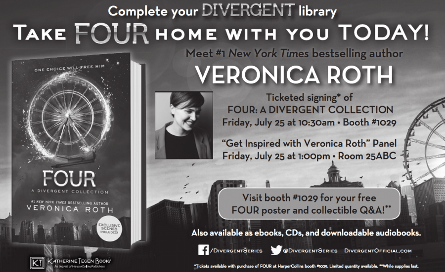 Veronica Roth Will Be Signing ‘Four: A Divergent Collection’ At Comic Con