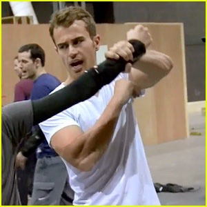 Theo James Trains to Become Four in New Divergent BTS Clip