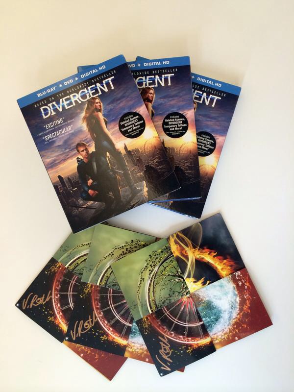 Enter To Win Divergent DVD and Collectible Signed By V. Roth