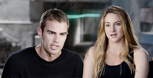 Video: Theo James and Shailene Woodley Capture the Magic in New Divergent BTS Clip