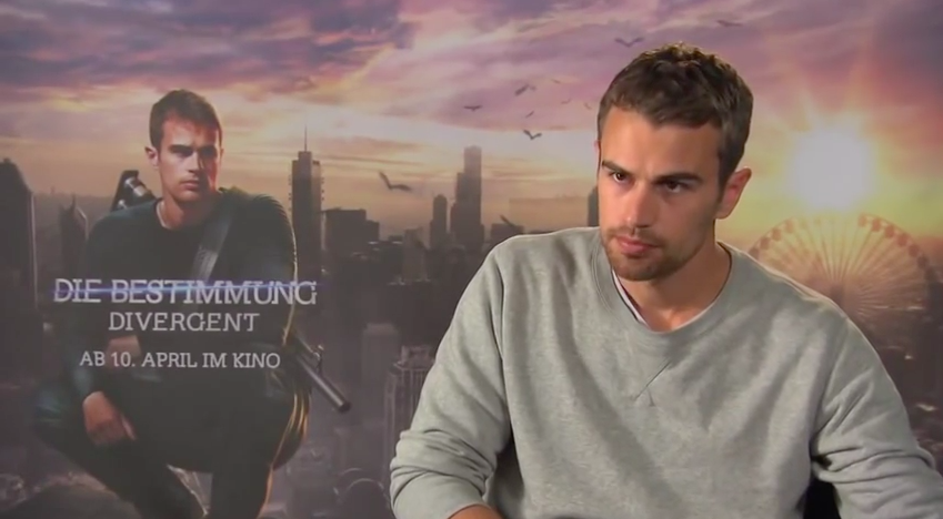 Video: New/Old Theo James Divergent Interview in Berlin
