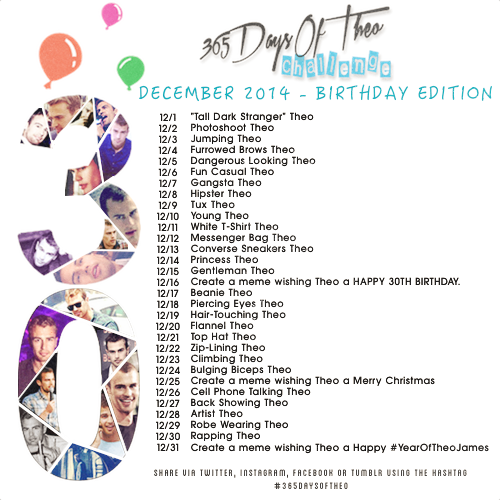 #365DaysOfTheo Photo Challenge – December 2014 – Theo’s Birthday Edition
