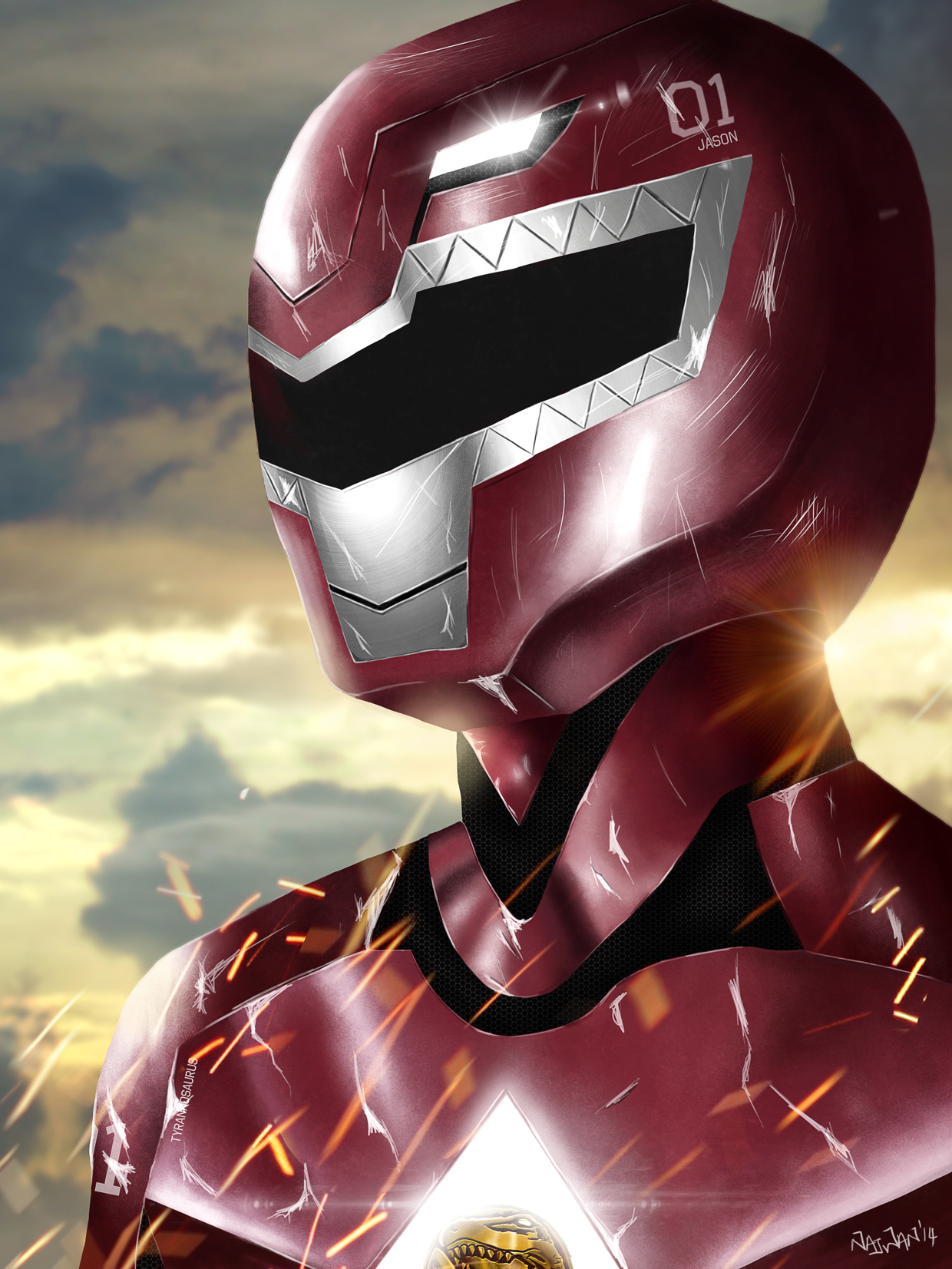 Could Theo James be the next Red Power Ranger?