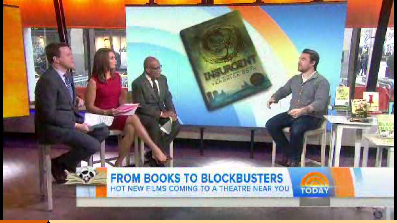 NBC’s Today Show Features Insurgent on ‘Books to Blockbusters’ Segment