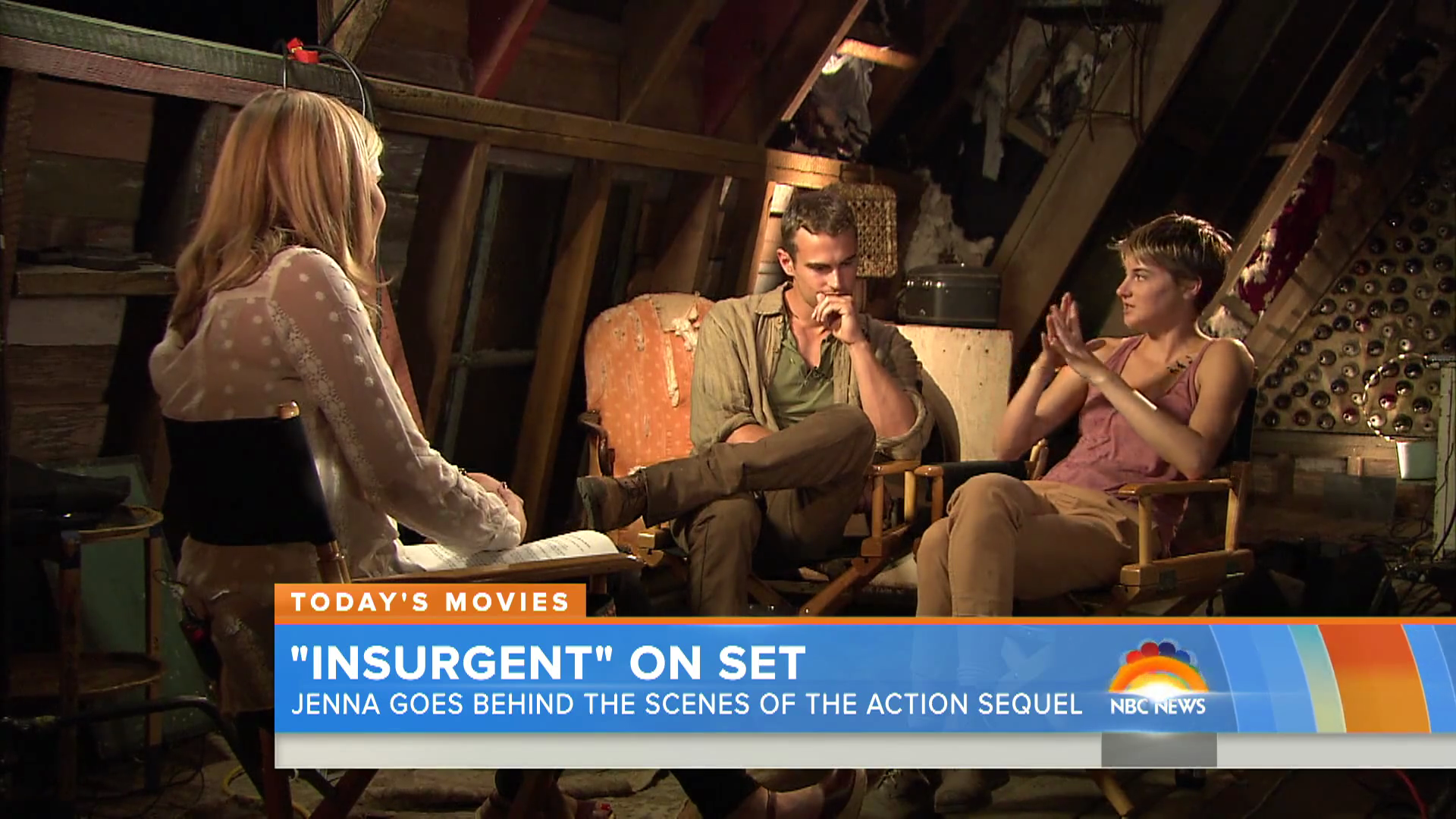 HQ SCREENCAPS: Theo, Shailene, Ansel, and Veronica Roth in Today Show Interviews