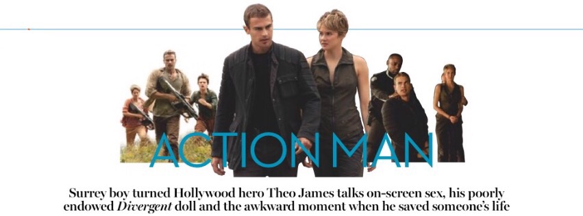 Theo James Talks Insurgent and his Rapper Name in New Candid Marie Claire UK Interview