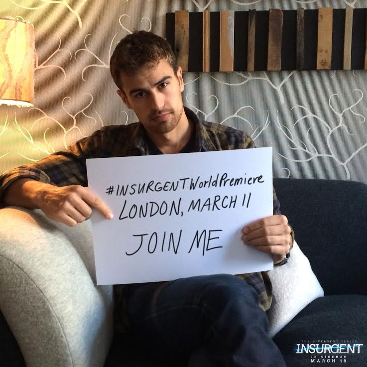 “Insurgent” World Premiere To Be Held In London March 11th