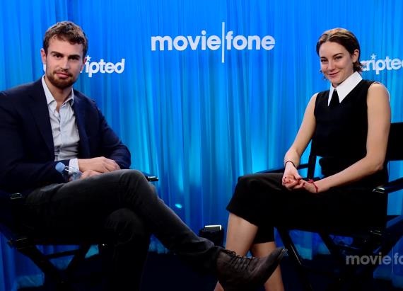 Watch: Shailene Woodley and Theo James Moviefone ‘Unscripted’ Interview