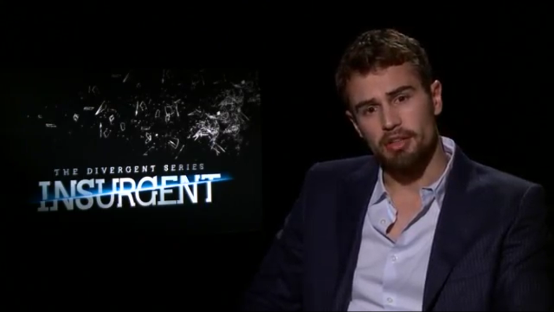 Watch: Theo James Talks About Chemistry and That Tattoo