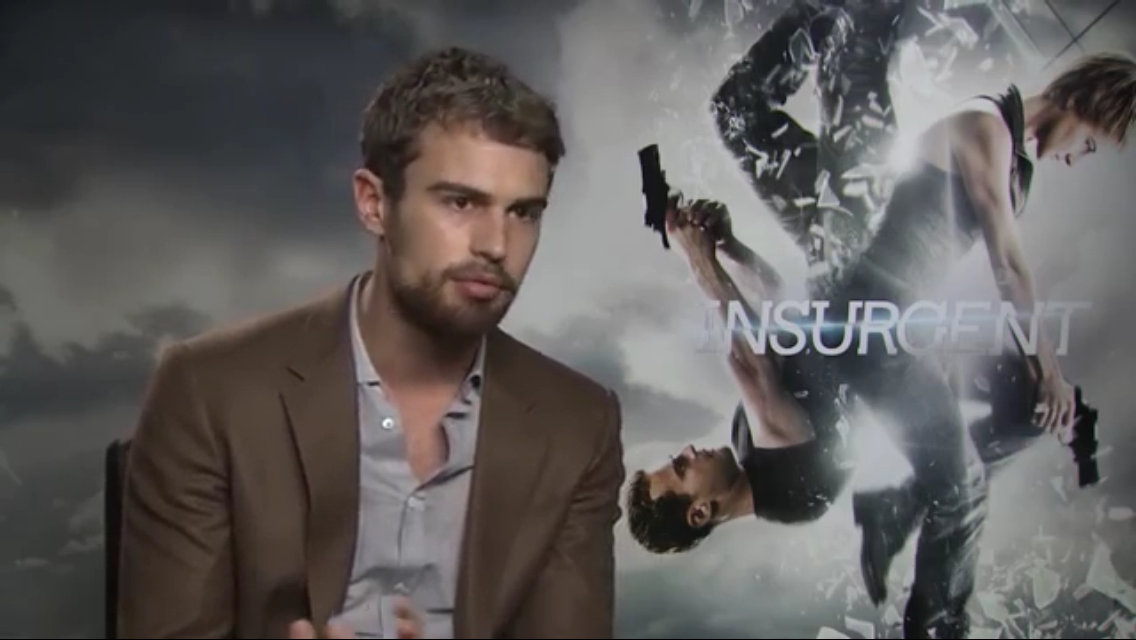 Watch: Theo James Talks About Working With Johnny Depp