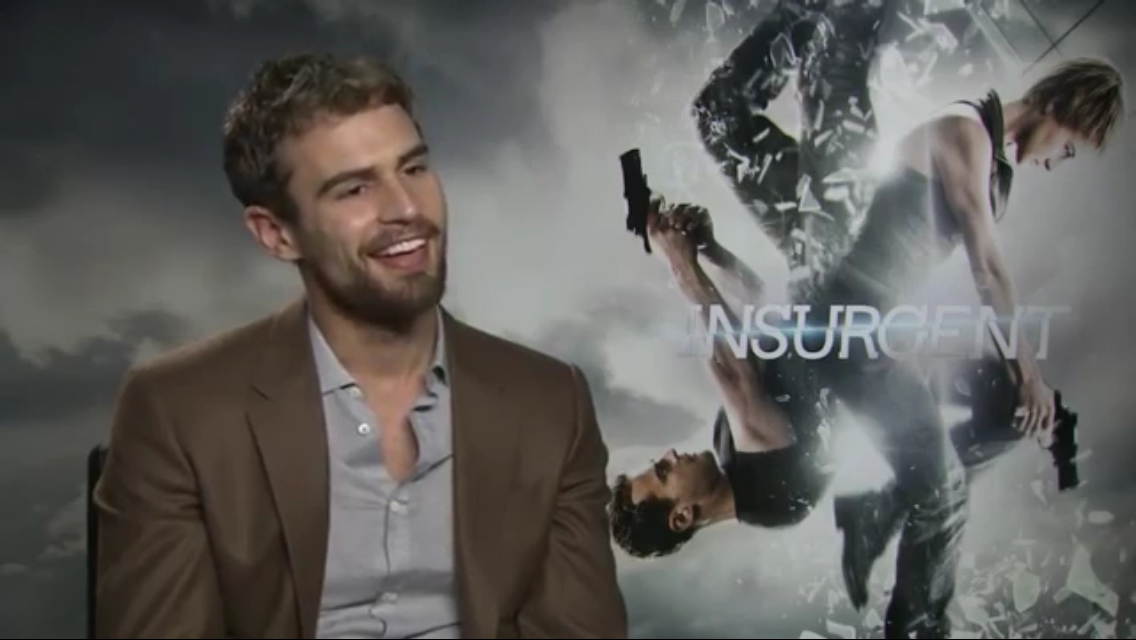 Watch: Theo James’ Friends Keep It Real On The Red Carpet