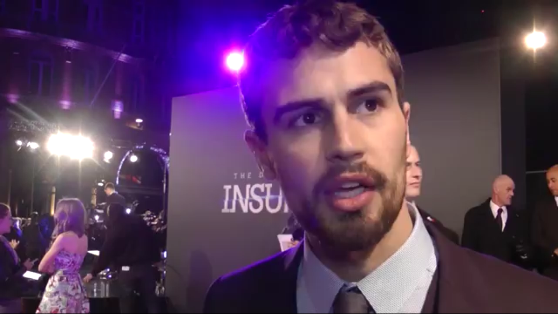 Watch: Theo James Red Carpet Interview At The ‘Insurgent’ World Premiere