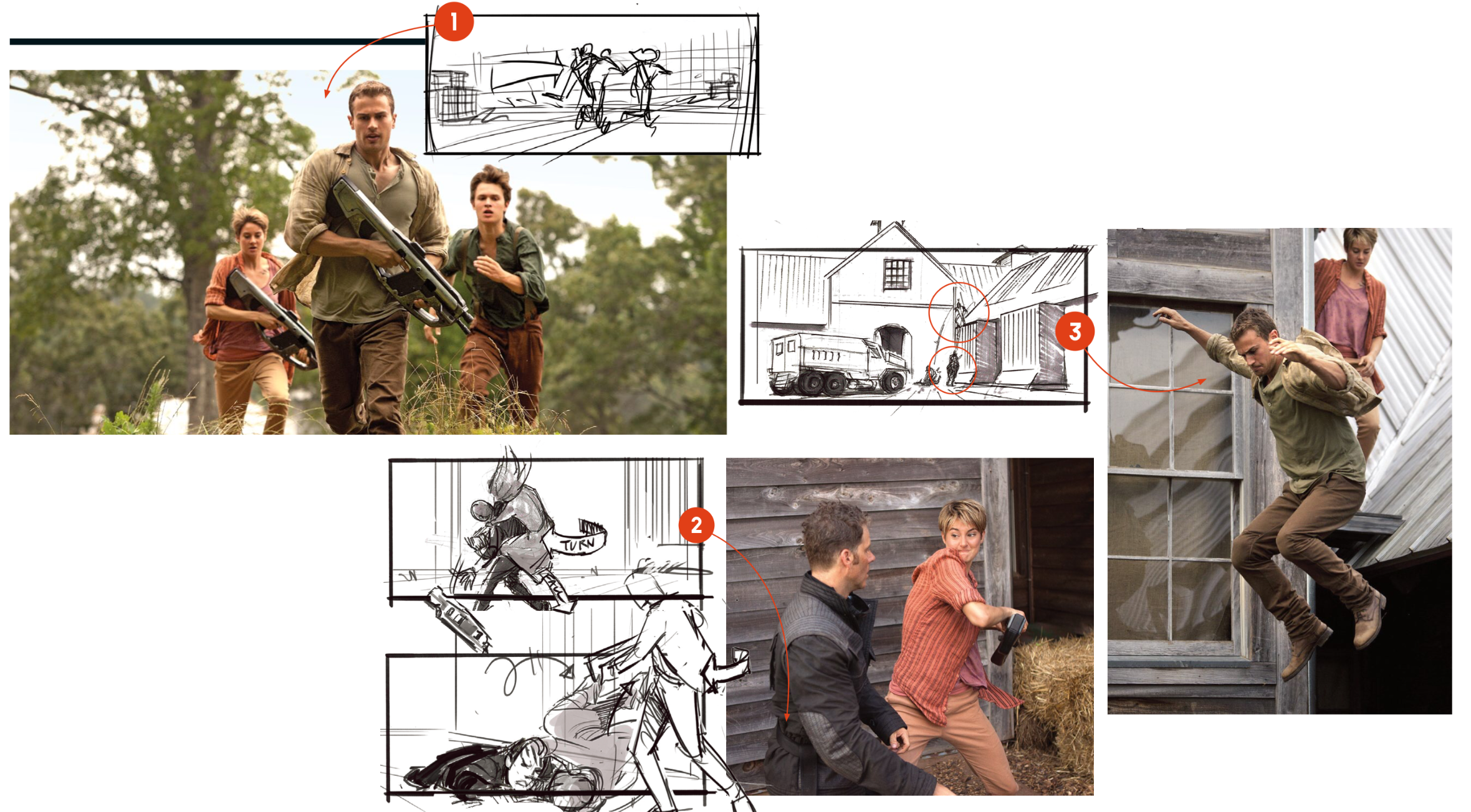 HQ SCANS: Insurgent “Shooting the First Big Battle” Entertainment Weekly Article