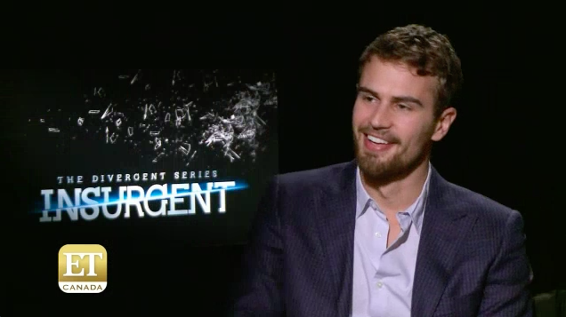 Watch: Theo James Says Sex Scenes With A Friend Can Get Awkward