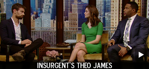 Watch: Theo James on Live with Kelly and Michael