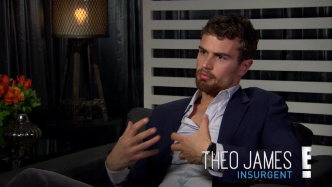 Watch: Theo James Talks Awkward Sex Scenes and Shai’s Rack