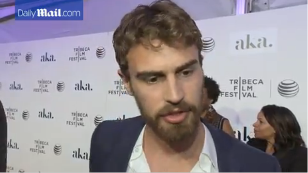 Video: Theo James Talks Indie Films at Franny Premiere Red Carpet